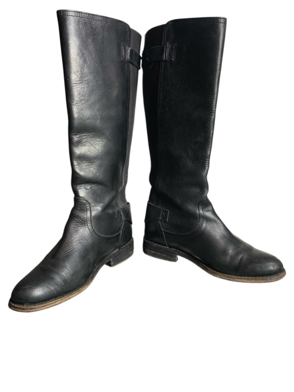 Frye Black Riding Boots Melissa
